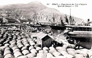Oran-Port - Quai du Senegal - Exportation des vins